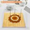 7.8 x 7.8 Inch Crochet Blocking Board with 10 Pins, Handcrafted Knitting Blocking Mat for Crochet Projects and Granny Squares, Gifts for Grandmothers, Mothers